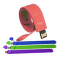 Silicone Bracelet USB Flash Drive 2GB